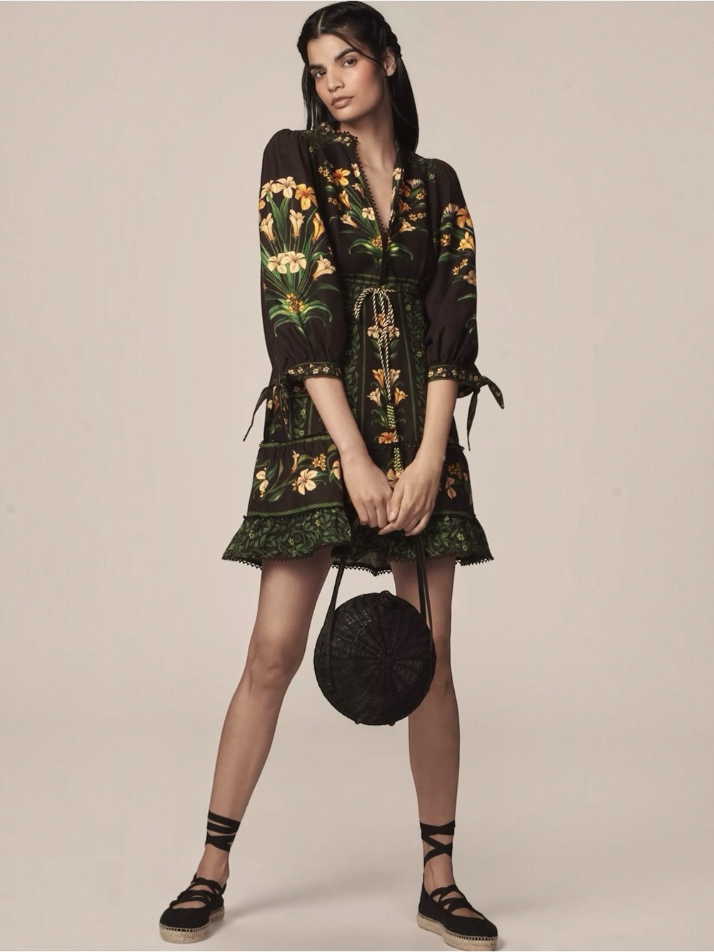 NWT FARM Rio Flowers Arch Dress Size S - Picture 5 of 14